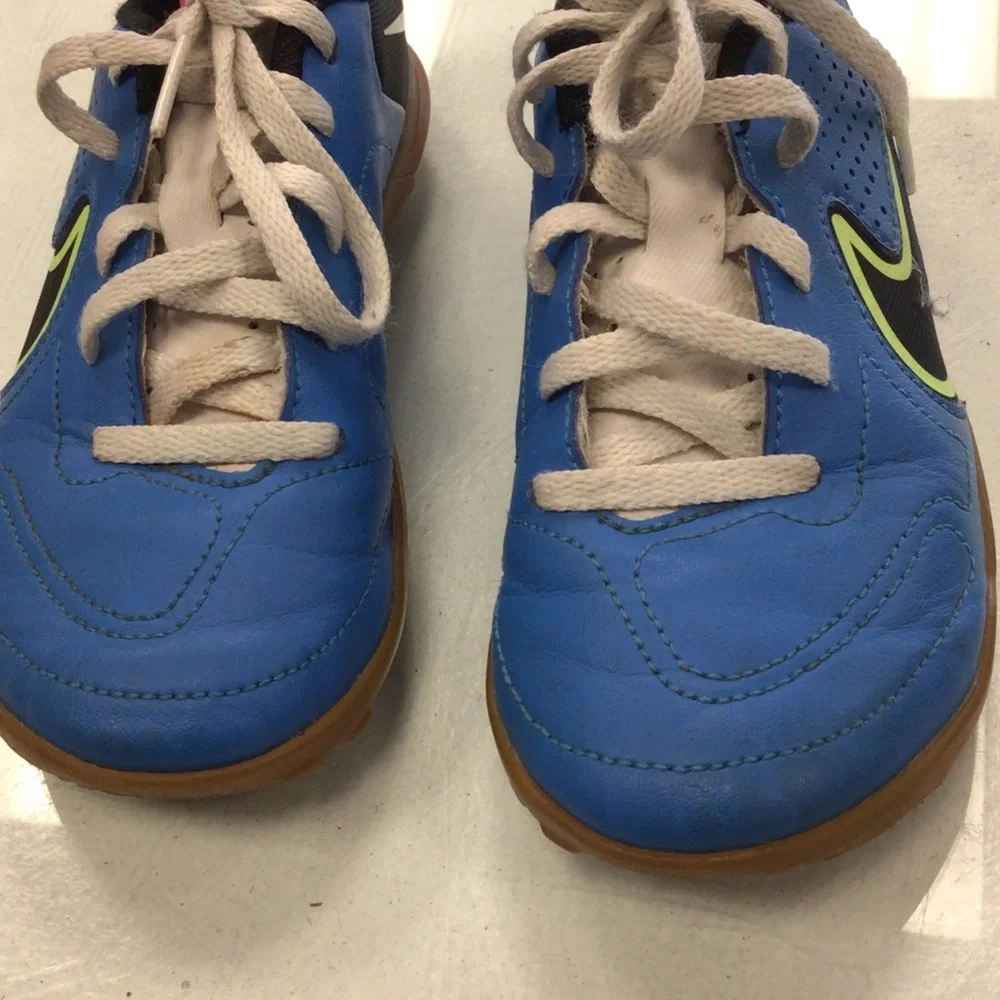 Nike Tiempo Kids Blue Athletic Sneakers unisex 12.5
